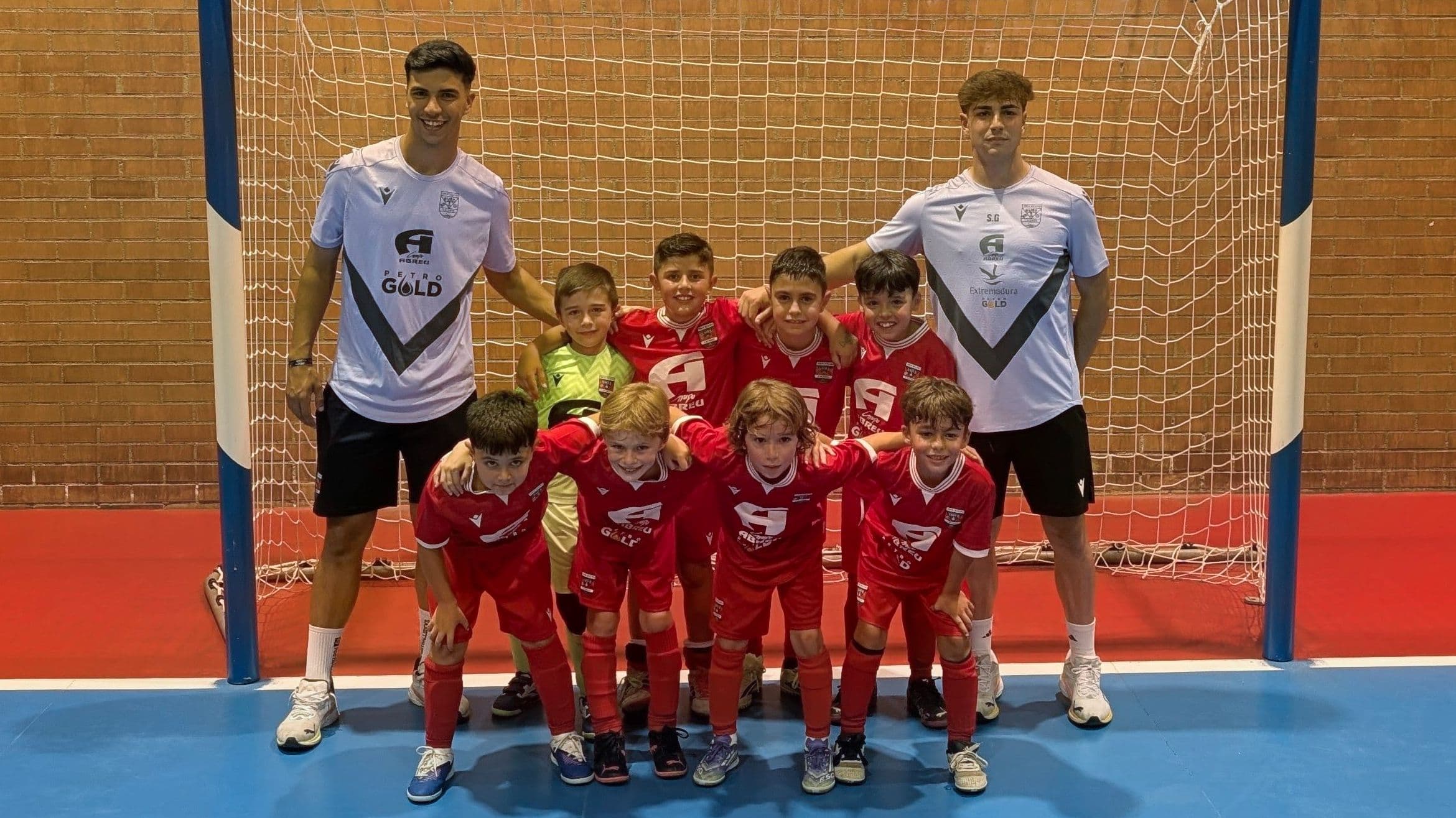 CD Diocesano prebenjamín durante el partido disputado en Casar de Cáceres