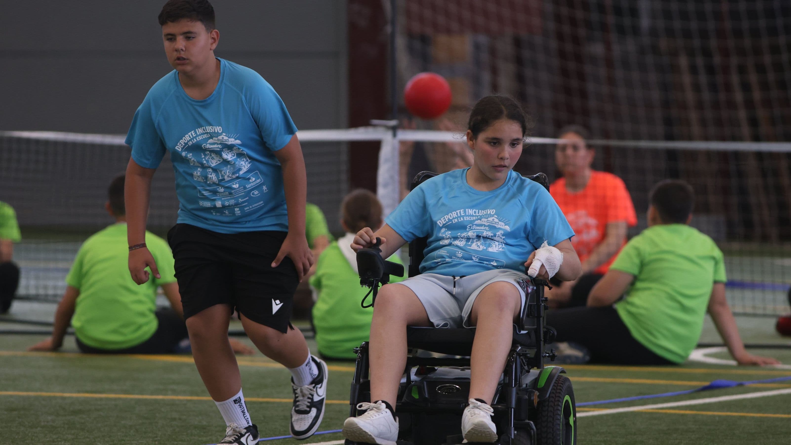 Clausura del programa Deporte Inclusivo en la Escuela en la Ciudad Deportiva de Cáceres