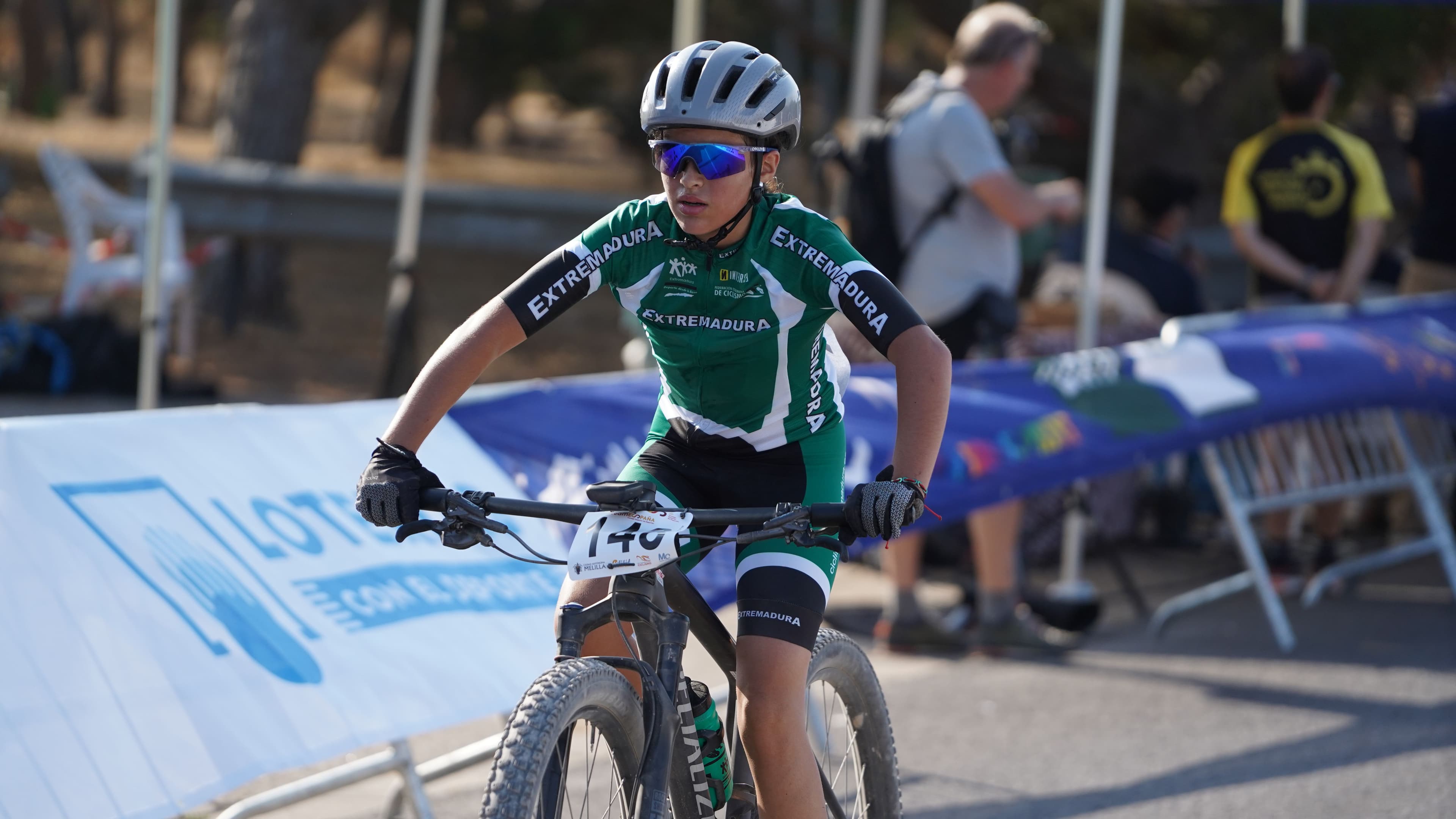 La selección extremeña de BTT suma experiencia en el Campeonato de España Escolar