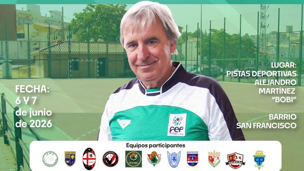 El memorial de Alejandro Martínez ‘Bobi’ reúne este sábado y domingo a 34 equipos de cantera en Cáceres