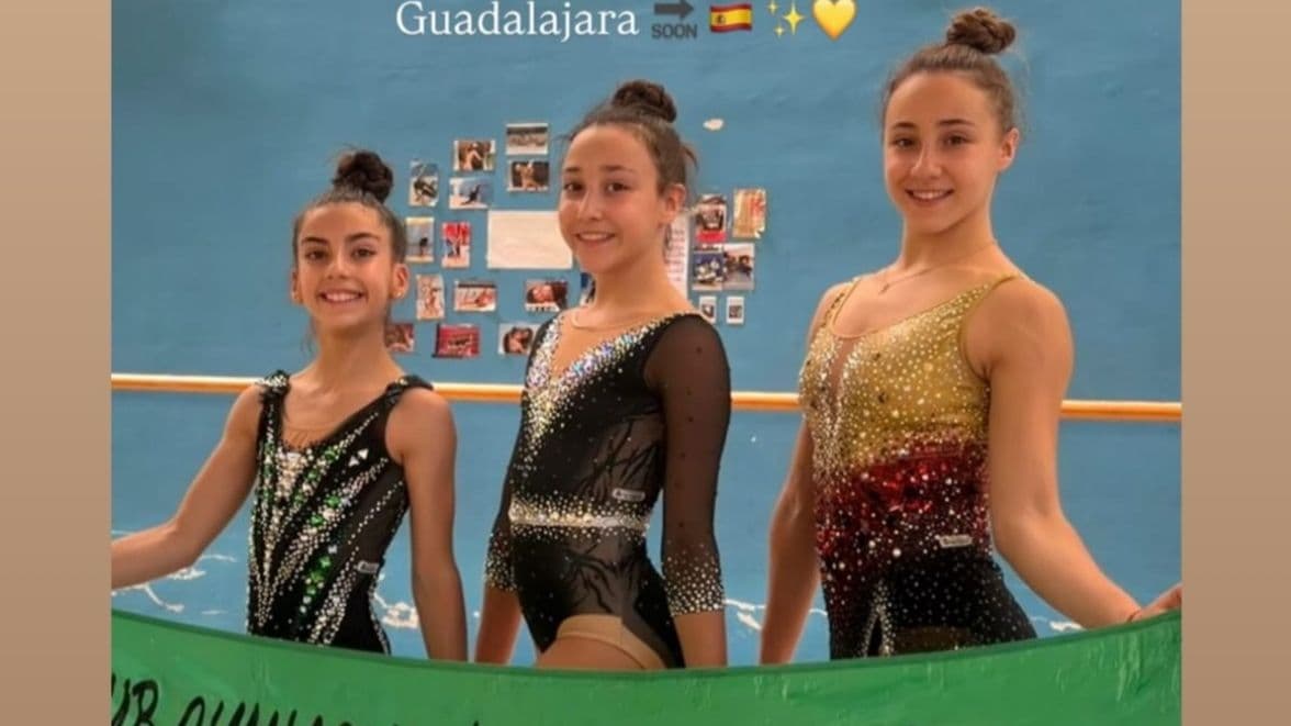  El Nashira coloca a sus tres gimnastas entre las quince mejores de España en gimnasia rítmica