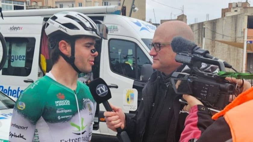 José Ramón Jiménez, del Extremadura Pebetero, en competición de la Challenge Futura