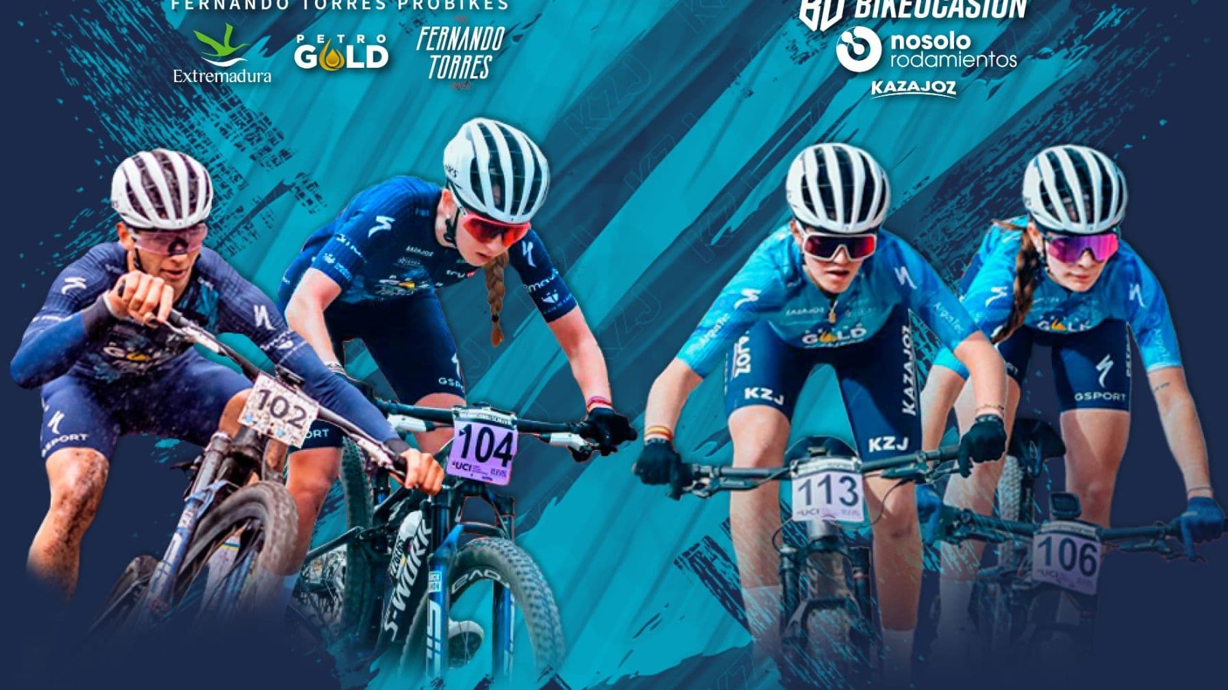 Pablo Rodríguez, Irene García, Aina Sánchez y Lucía Sánchez-Montañez convocados con la selección española XCO