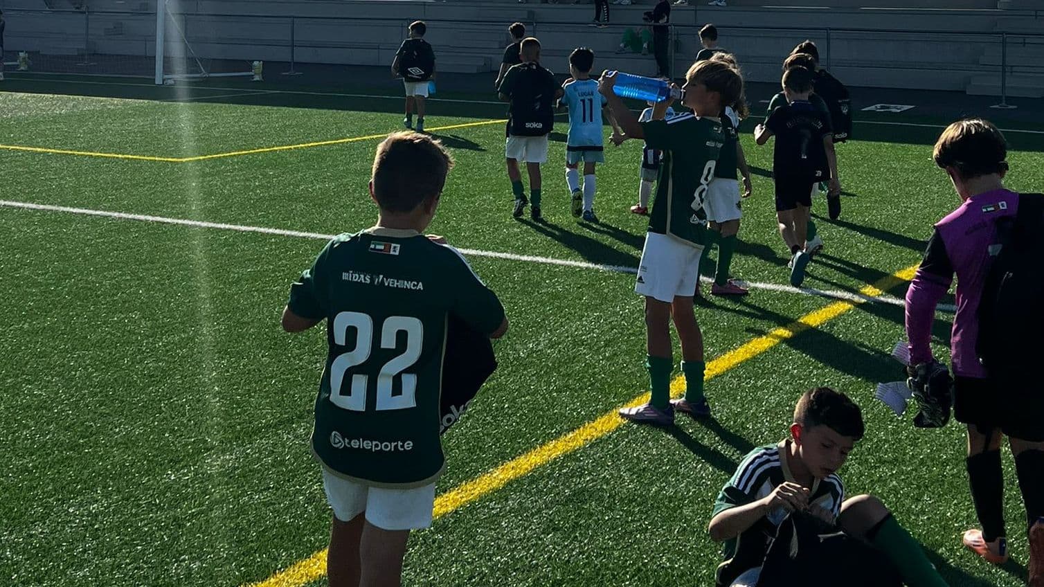 Partido entre Cacereño e Imperio de Mérida en categoría benjamín