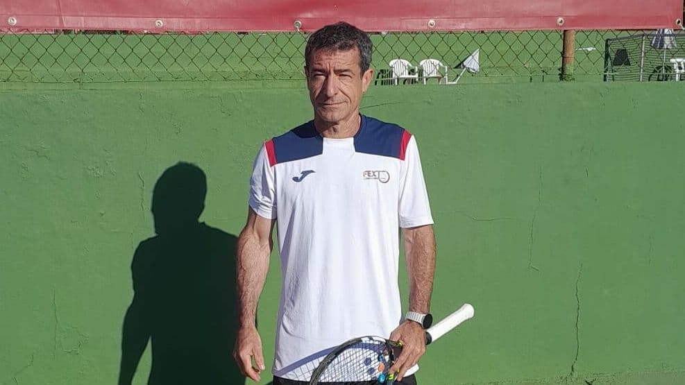 José Luis Albarrán durante el Campeonato de España de Veteranos en Mallorca