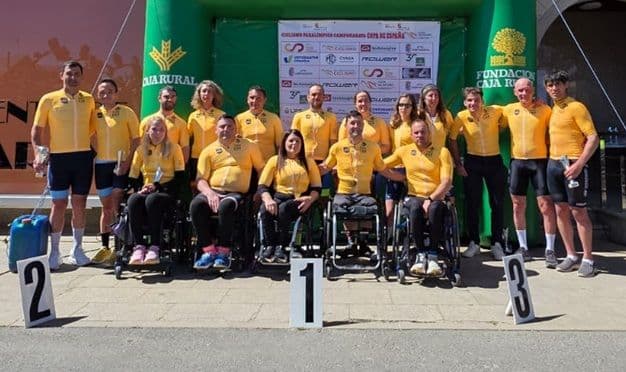 Maribel Toro gana en la Copa de España paralímpica de ciclismo y Rubén Martín firma otro podio extremeño