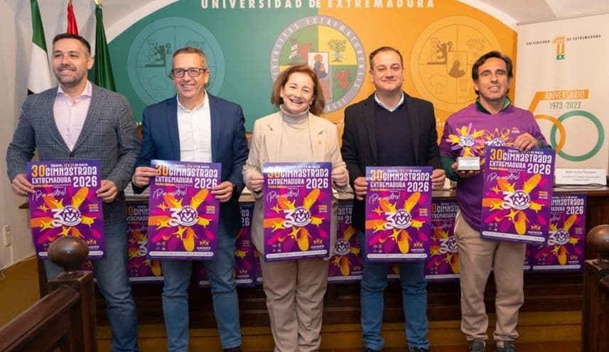 La Gimnastrada de Extremadura celebra sus 30 años en Cáceres con más de 3.000 participantes