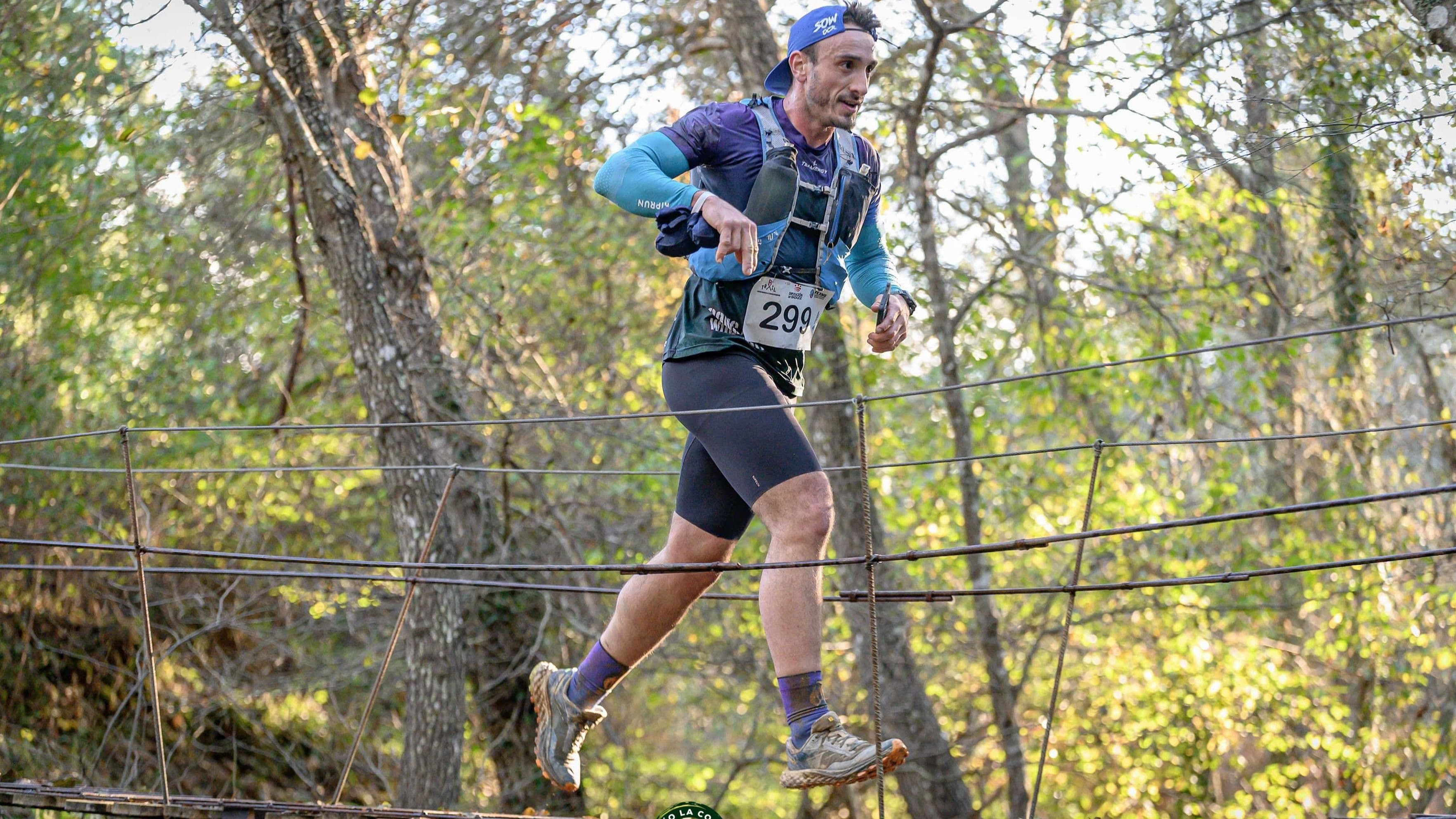 Antonio Rubio compitiendo en una carrera de ultra resistencia