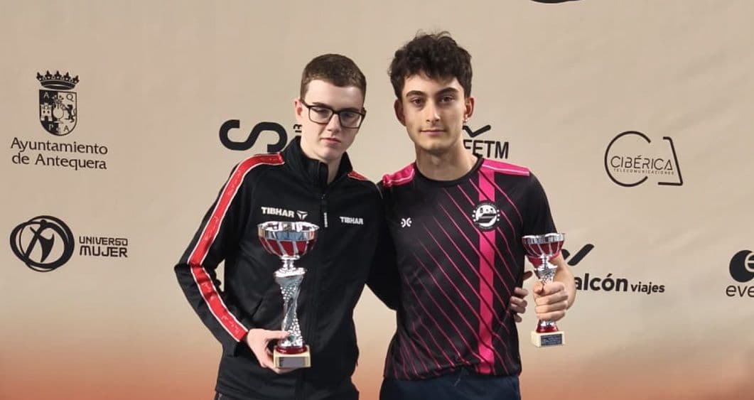 Antonio González y Marlon López celebran su título en el Top Estatal de Jóvenes 2026 en Antequera