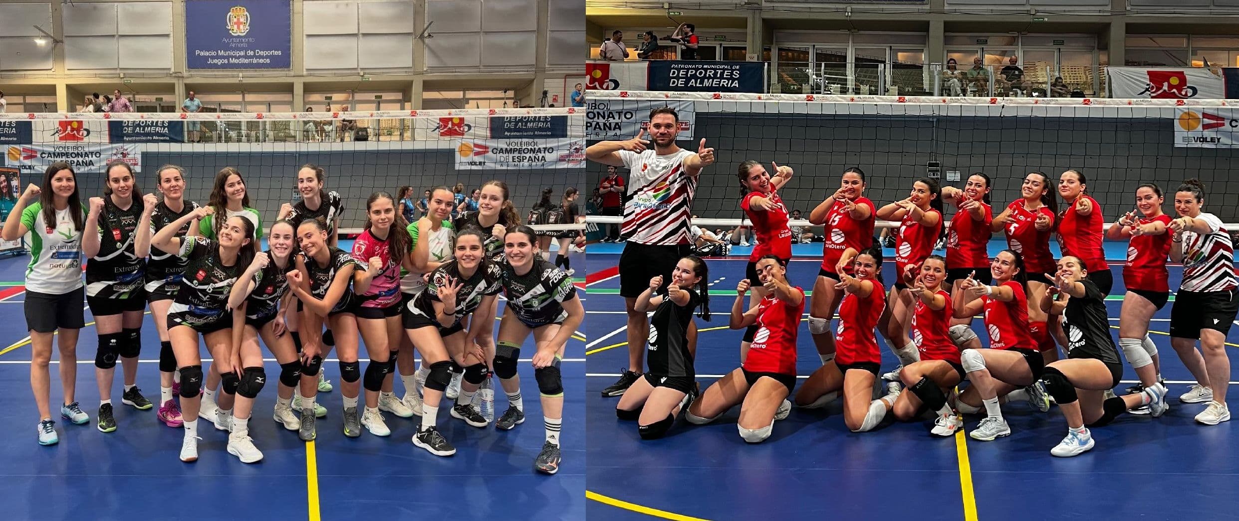 Miajadas y Almendralejo compiten hasta el final en la fase de ascenso a Primera Nacional de voleibol