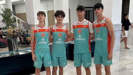 Selección extremeña U15 masculina, octava en el Campeonato de España 3x3