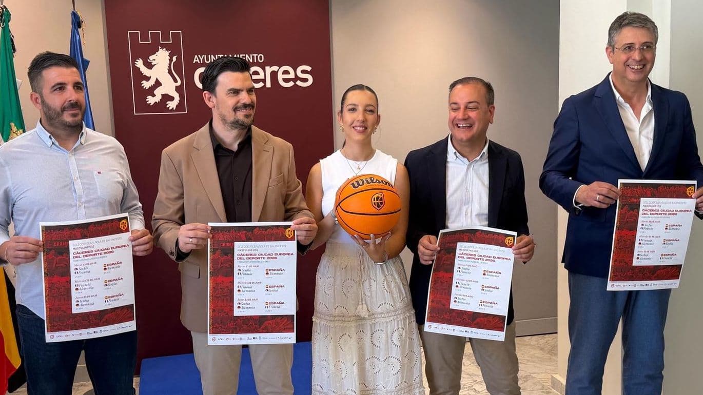 Presentación del Torneo Internacional de Baloncesto U16 de Cáceres
