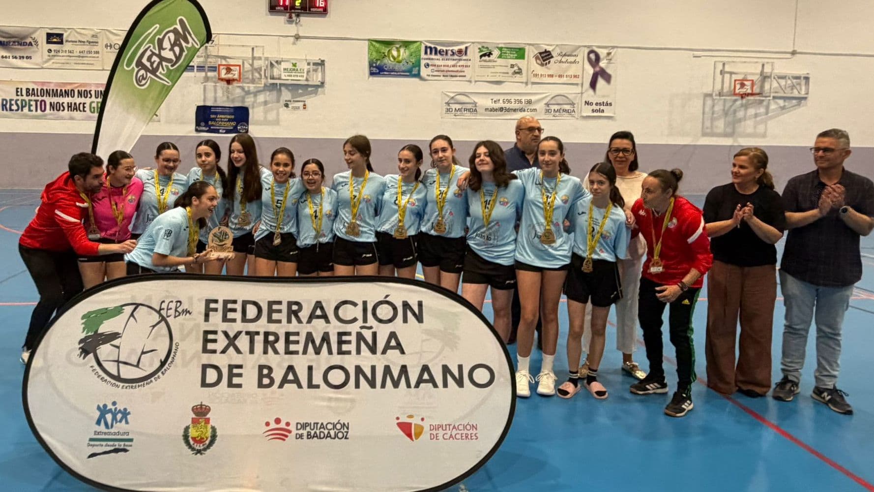 Azuaga remata la faena en Calamonte y deja a Villafranca con el subcampeonato infantil del balonmano extremeño
