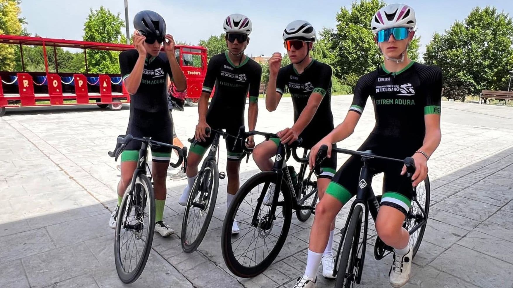 Selección extremeña en el Campeonato de España Escolar de ciclismo
