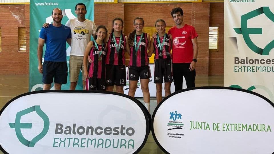 Sagrado Cáceres y CB Maimona ganan el Campeonato de Extremadura 3x3 U13
