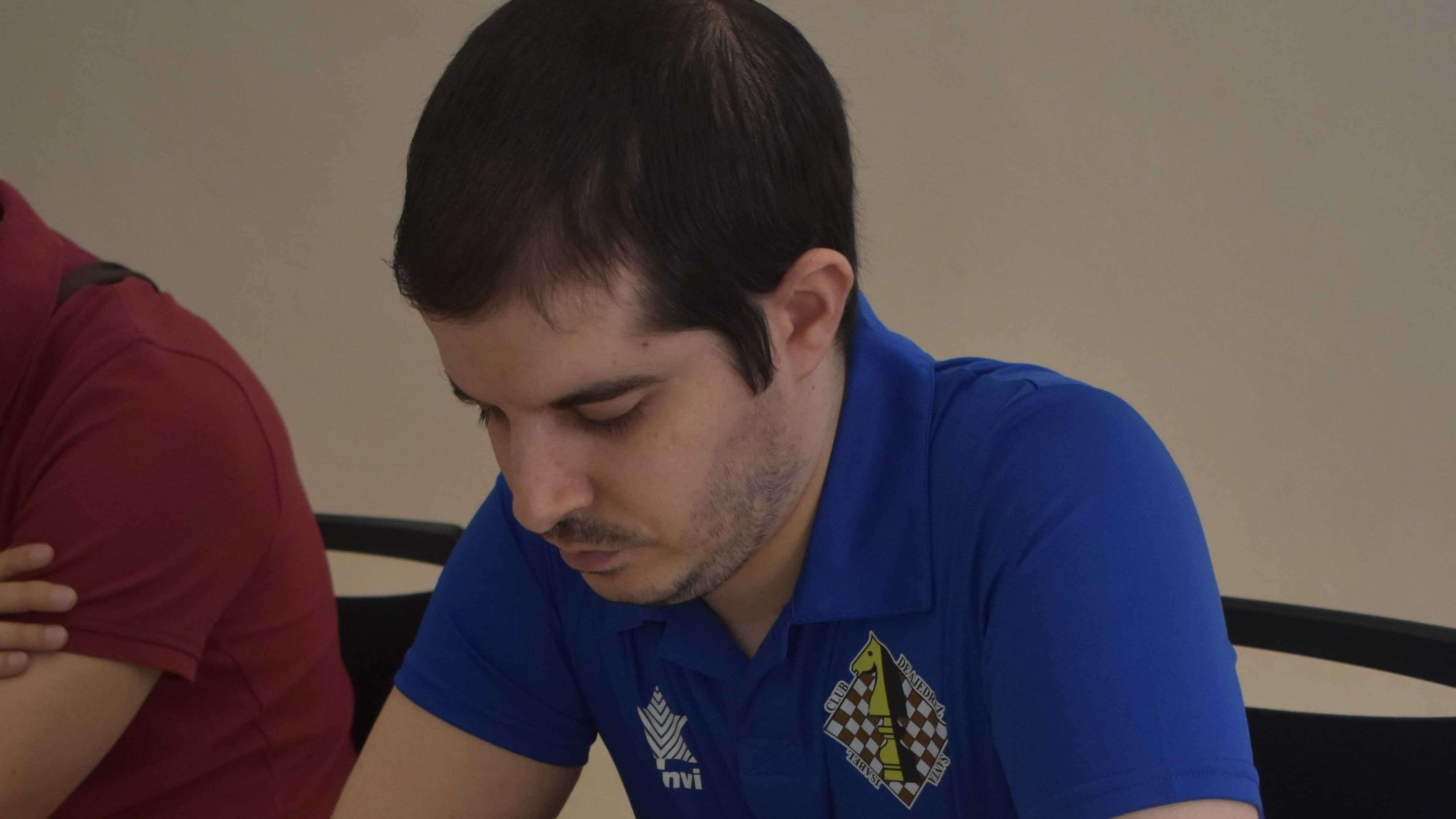 David Castellanos, vencedor del I Oliventia Chess celebrado en Olivenza