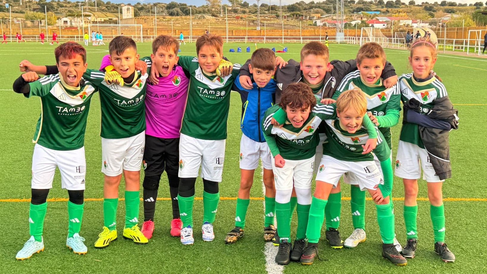 Equipo alevín del Cacereño C Hierros Díaz durante la temporada Judex